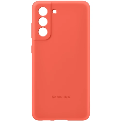 Аксесуар для смартфона Samsung Silicone Cover Coral (EF-PG990TPEGRU) для Samsung G990 Galaxy S21 FE: Плівка в комплекті немає