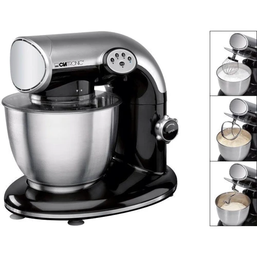 Кухонный комбайн Clatronic KM 3323 Silver-Black: Конструкция стационарный
