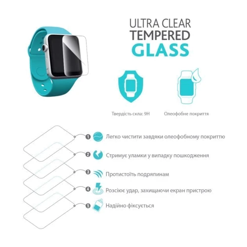 Аксесуар для Watch Piko Tempered Glass Full Glue для Apple Watch 42mm: Виробник Piko
