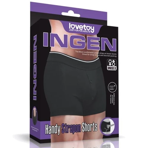 Шорты для страпона LOVETOY Strapon Shorts S