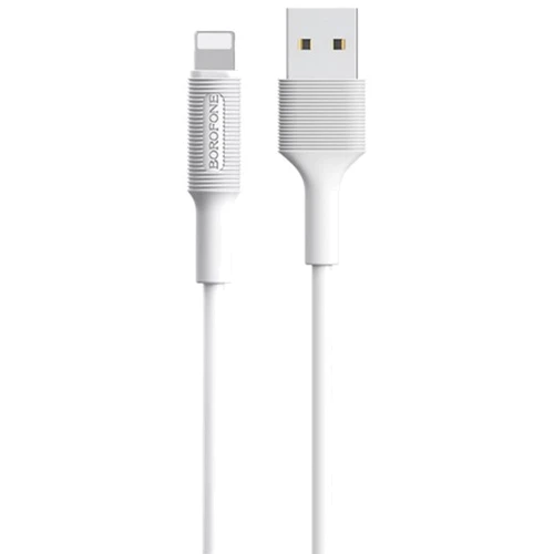Кабель Borofone USB Cable to Lightning EzSync 1m White (BX1)