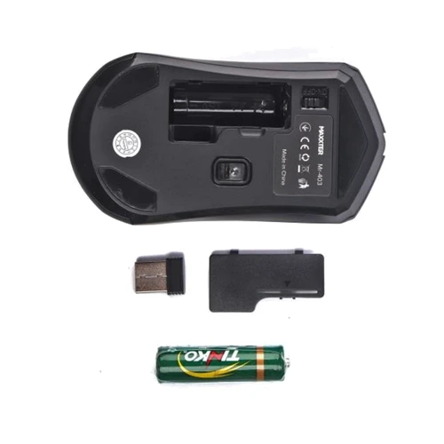 Мышь Maxxter Mr-403 Black: Эргономика симметричная для левшей