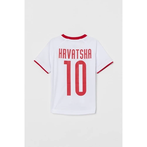 Спортивна футболка H & M 2810-7047581 134-140 см біла: Тип футболки
