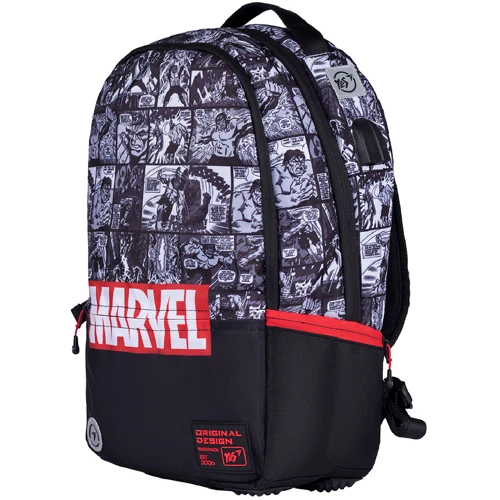 Рюкзак YES T-124 Marvel.Avengers, черный/серый (557868): Возрастная группа от 13 до 18 лет