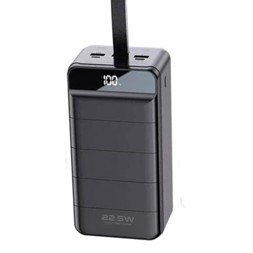 Зовнішній акумулятор WK Wekome Power Bank 60000mAh Minre Digital Display PD20W+22.5W Black (WP-269)