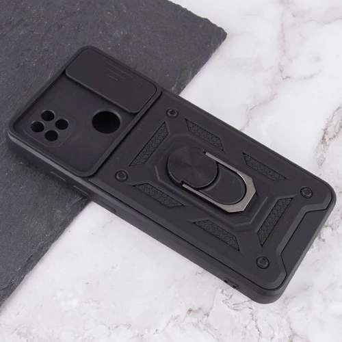 Аксессуар для смартфона Mobile Case Camshield Serge Magnetic Ring Black for Xiaomi Redmi 9C: Материал TPU (термополиуретан) и поликарбонат