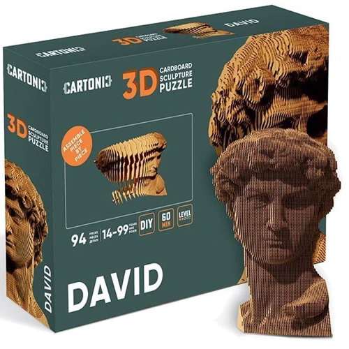 Картонный конструктор Cartonic 3D Puzzle DAVID