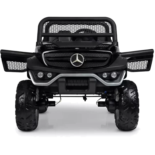 Электромобиль Kidsauto Двухместный Багги Mercedes-Benz UNIMOG 4х4 черный лак: Материал корпуса пластик