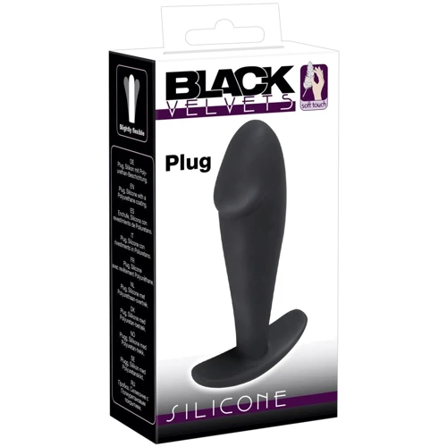 Анальная пробка Orion Black Velvets Silicone Plug