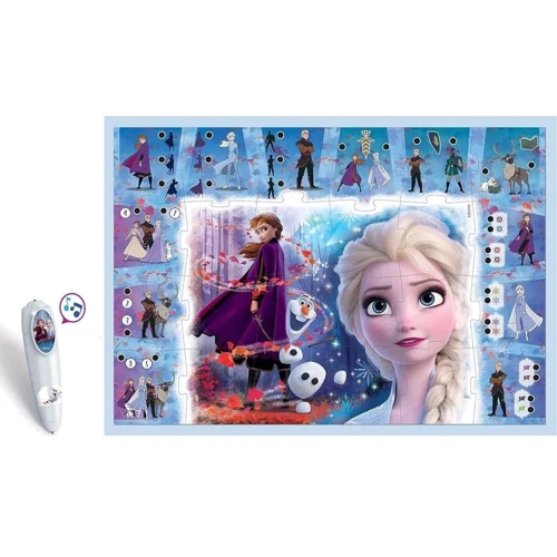 Пазл с интерактивной ручкой Clementoni Frozen II 70х100 см (61875): Возраст от 3-х лет