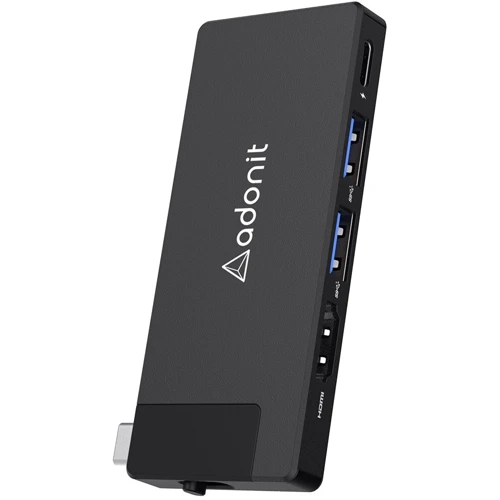 Адаптер Adonit Adapter USB-C to USB-C+HDMI+3xUSB3.0 Black (3182-17-07-A)