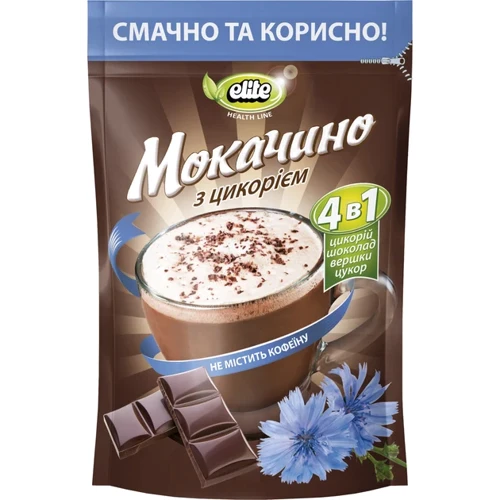 Напиток растворимый Elite Health Line Мокачино с цикорием 190 г (8718868141453)
