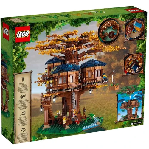 Конструктор LEGO Ideas Будинок на дереві 3036 деталей (21318): Кількість деталей, шт. 3036