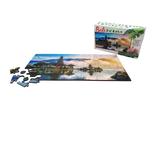 Нескучные игры Фигурный деревянный пазл о.Бали Travel collection (130 дет.): Вид страны