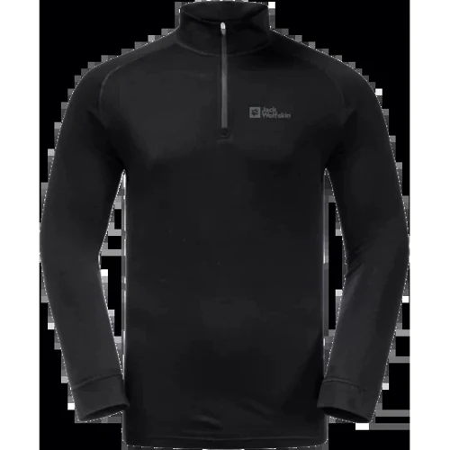 Термолонгслив Jack Wolfskin Alpspitze Wool L/S HZ M 1808701_6000 52 (XL) черный