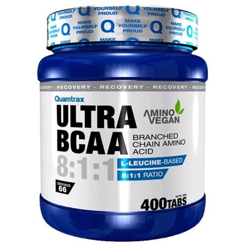Амінокислота для спорту Quamtrax BCAA 8:1:1 400 tab / 66 servings