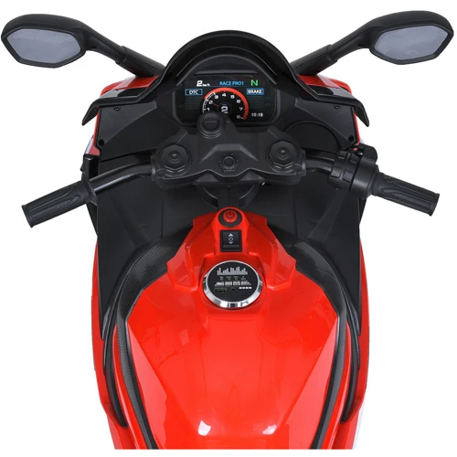 Детский электромотоцикл Bambi Racer красный (M 5767EL-3): Материал корпуса пластик