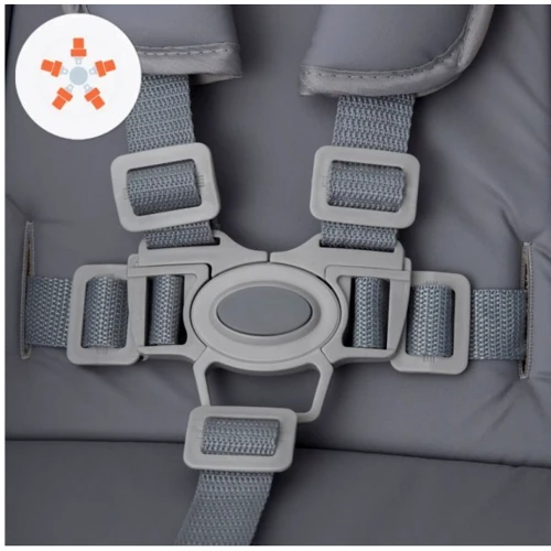 Стільчик для годування Babytiger Benji Grey (BTKBENJGRY0000)