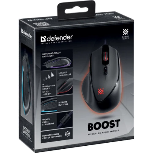 Мышь Defender Boost GM-708L USB Black (52708) фото 9
