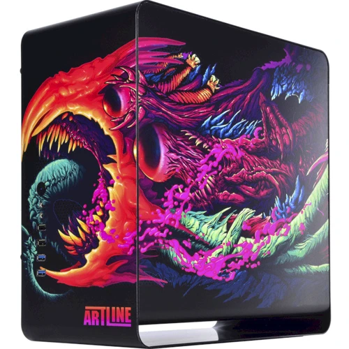Корпус QUBE Eagle Hyper Beast Printed (QBX3M_WBNU3PHB): Типорозмір Midi-Tower
