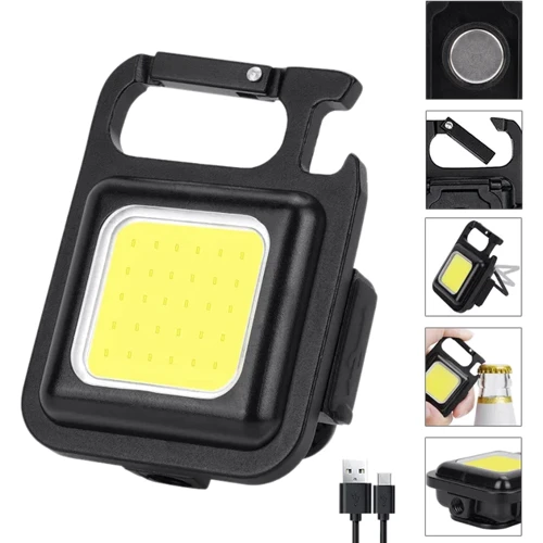 Фонарь туристический Cclamp Bluefield LED фонарик W5130 с Type-C многофункциональный (37481): Максимальное время работы, ч 4