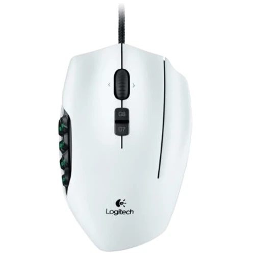 Мышь Logitech MMO Gaming Mouse G600 White (910-003629): Тип сенсора лазерный