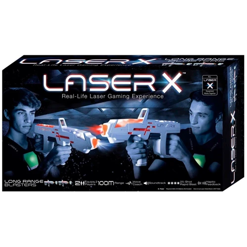 Игровой набор для лазерных боев - Laser X Pro Для Двух Игроков (2 бластера, 2 мишени) (88032)
