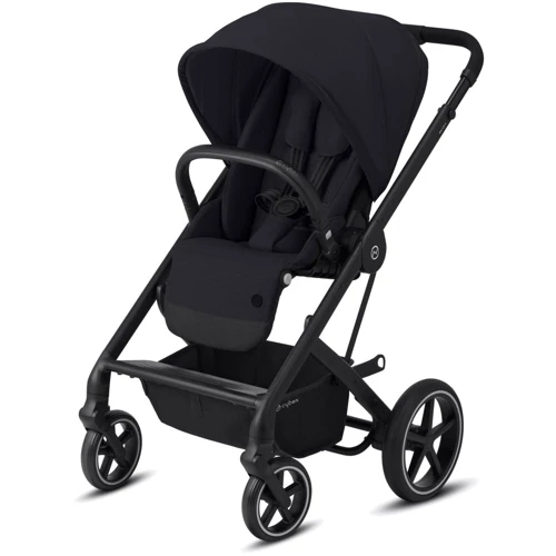 Візок Cybex Balios S Lux Deep Black black, з бампером, чорний (520001189)