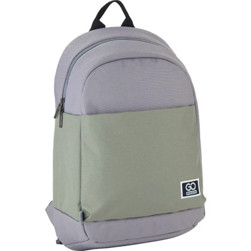 Рюкзак GoPack Сity 173-3 серый, хаки GO21-173L-3