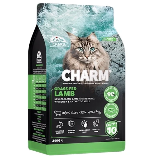 Сухой корм Charm Grass-Fed Lamb Ягненок выкормленный на траве беззерновой для котов 0.34 кг (59682)