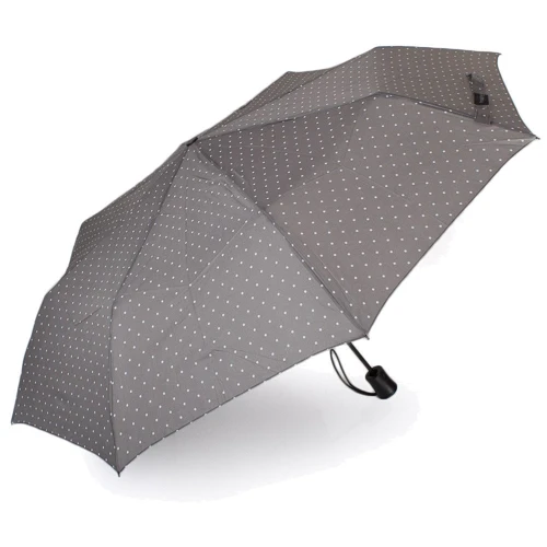 Зонт женский полуавтомат Happy Rain серый (U42271-1): Тип ручки Прямая
