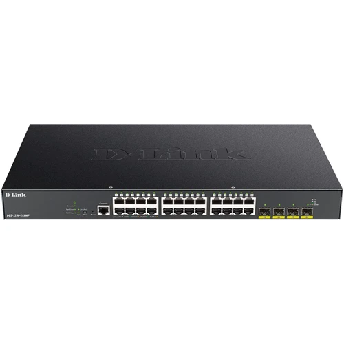 Мережевий комутатор D-Link DGS-1250-28XMP/A1A: Тип Коммутатор управляемый