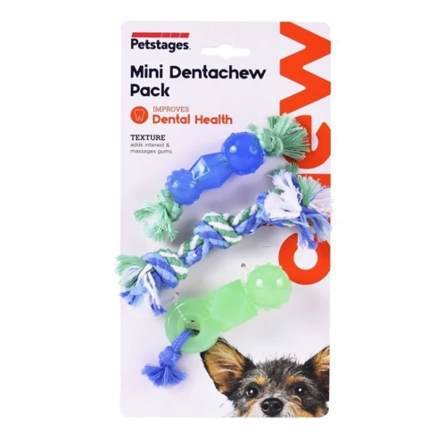 Набір іграшок для собак Outward Hound Petstages Mini Dentachew Pack для зубів (pt68115) фото 1