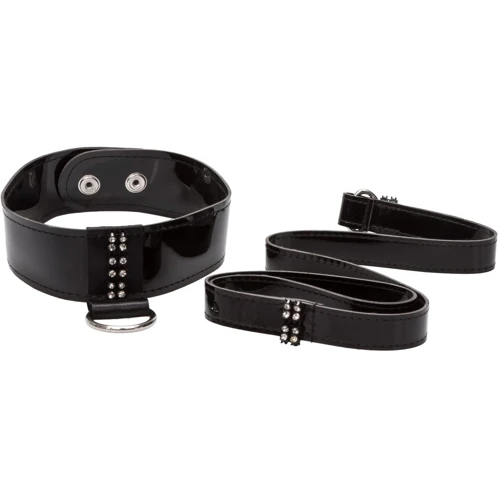 Ошейник с поводком CalExotics Diamond Leash and Collar Set