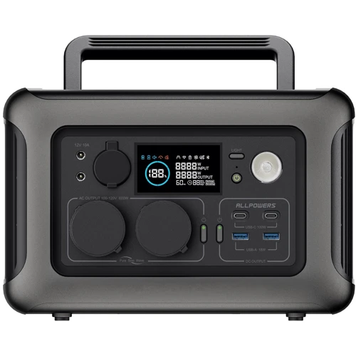 Зарядная станция Allpowers R600 299Wh 600W LiFeP04 Black