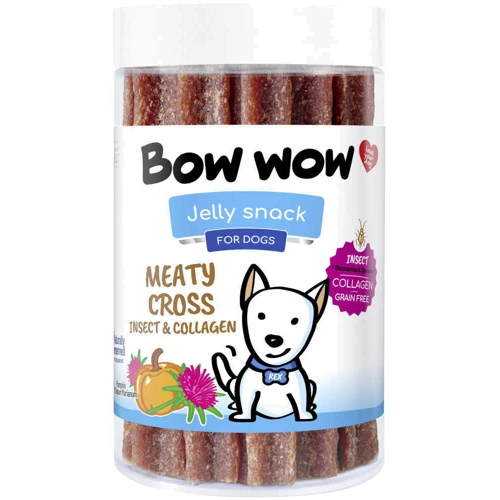 Лакомство для собак Bow wow жевательные палочки с белком насекомым и коллагеном 12 см 340 г 18 шт. (BW286)