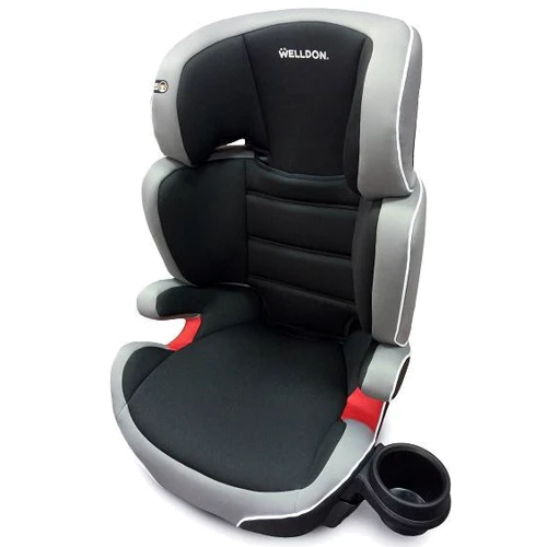 Автокресло Welldon Penguin Growth Черный/Серый (PG03-P02-002): Группа 15-36 кг (группа 2-3)