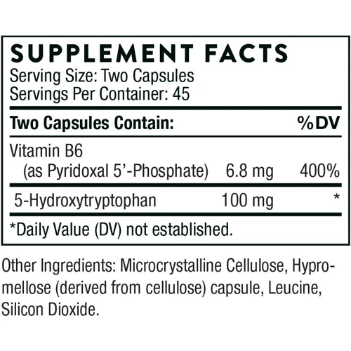 Thorne Research 5-Hydroxytryptophan 90 Caps Триптофан: Пол Унисекс