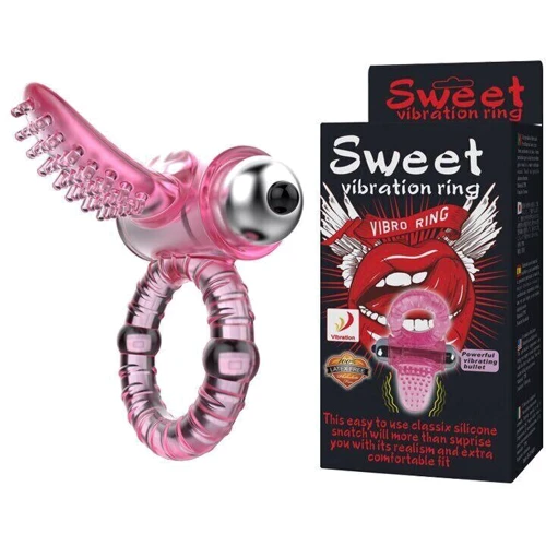 Ерекційне кільце з вібрацією Sweet Vibration Ring, BI-014081: Виробник LYBAILE