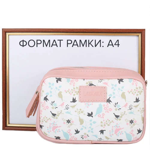 Женская сумка кросс боди Laskara розовая (LK-20284-pink): Пол Женский