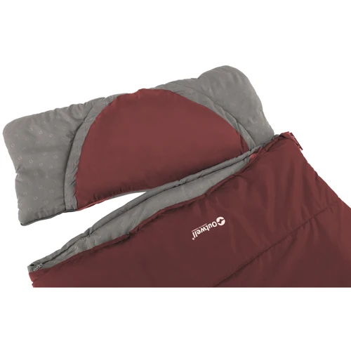 Спальный мешок Outwell Contour Lux Reversible/-3°C Red Left (230367): Вес с упаковкой 1700 г
