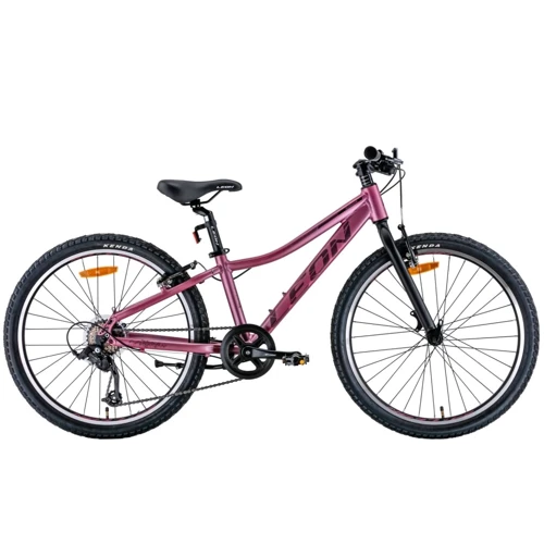 Велосипед 24" Leon JUNIOR Vbr 2022 (рожевий з чорним (м))