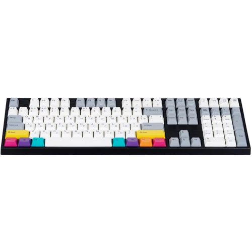 Клавиатура Varmilo VEA108 CMYK Cherry Mx Brown Multicolor (A26A024A2A1A06A007): Количество клавиш 108
