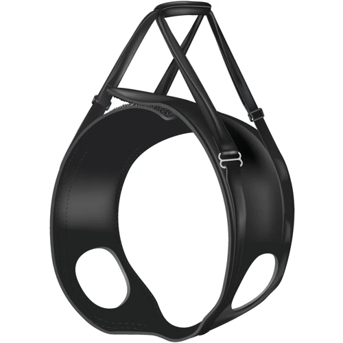 Поддерживающая шлейка Trixie для собак M 55–65 см черная (4053032407459)