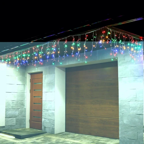 Гирлянда Springos бахрома уличная 20 м 500 LED разноцветная (CL051): Длина, м 20