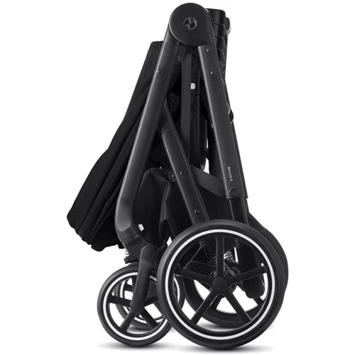 Коляска Cybex Balios S Lux Navy Blue с бампером (520001179): Материал колес резина