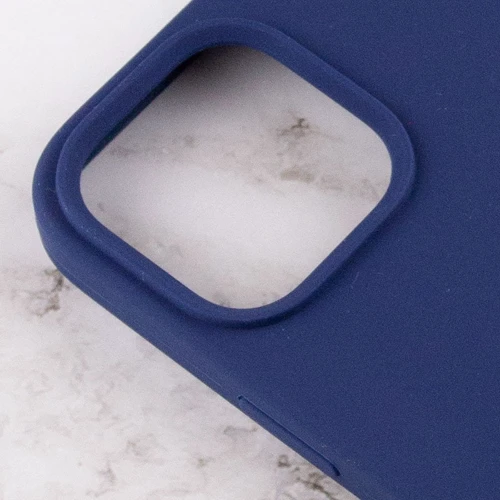 Чехол для iPhone Mobile Case Silicone Case Full Protective Deep Navy for iPhone 13 Pro Max: Тип чехла накладка на заднюю часть