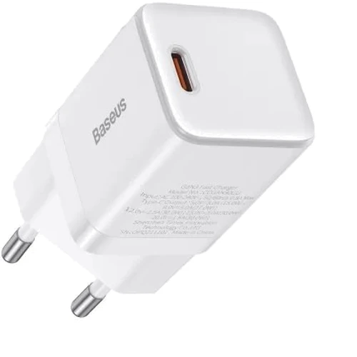 Зарядное устройство Baseus USB-C Wall Charger GaN3 1С 30W White (CCGN010102)