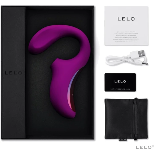 Вакуумный стимулятор с вибрацией LELO Enigma Cruise Deep Rose