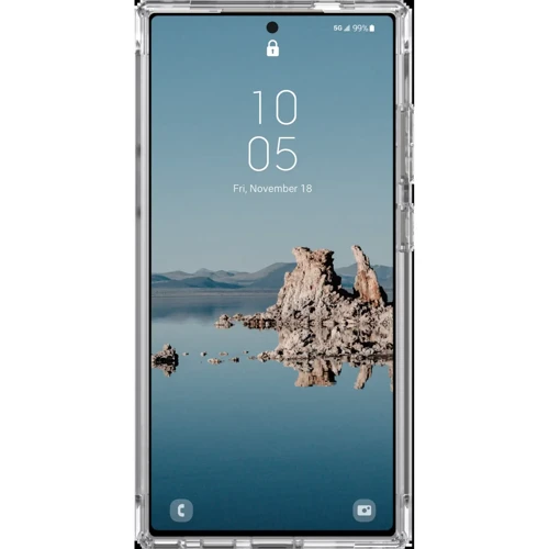 Чехол для телефонов Urban Armor Gear UAG Plyo Pro Ice/Silver (214431114333) for Samsung S928 Galaxy S24 Ultra: Материал TPU (термополиуретан) и поликарбонат
